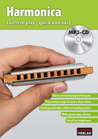 Vorderes Coverbild Harmonica - Learn to play quick and easy + MP3-CD