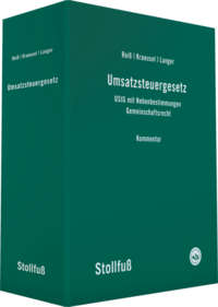 Vorderes Coverbild Umsatzsteuergesetz Kommentar