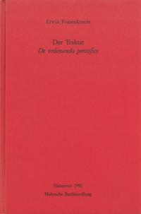 Vorderes Coverbild Der Traktat De ordinando pontifice