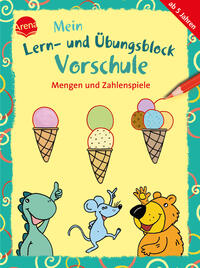 Vorderes Coverbild Mein Lern- und Übungsblock Vorschule. Mengen und Zahlenspiele