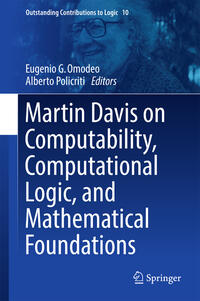 Vorderes Coverbild Martin Davis on Computability, Computational Logic, and Mathematical Foundations