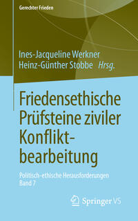 Vorderes Coverbild Friedensethische Prüfsteine ziviler Konfliktbearbeitung