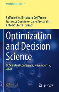 Vorderes Coverbild Optimization and Decision Science