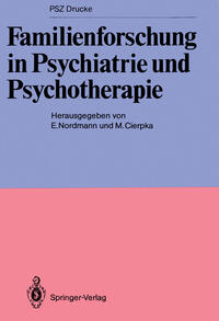 Vorderes Coverbild Familienforschung in Psychiatrie und Psychotherapie