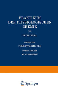 Vorderes Coverbild Praktikum der Physiologischen Chemie