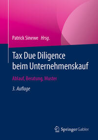 Vorderes Coverbild Tax Due Diligence beim Unternehmenskauf