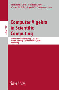 Vorderes Coverbild Computer Algebra in Scientific Computing