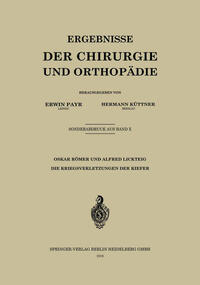 Vorderes Coverbild Die Kriegsverletzungen der Kiefer