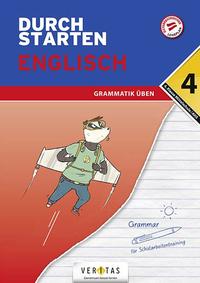 Vorderes Coverbild Durchstarten Englisch 4. Klasse Mittelschule/AHS Grammatik üben