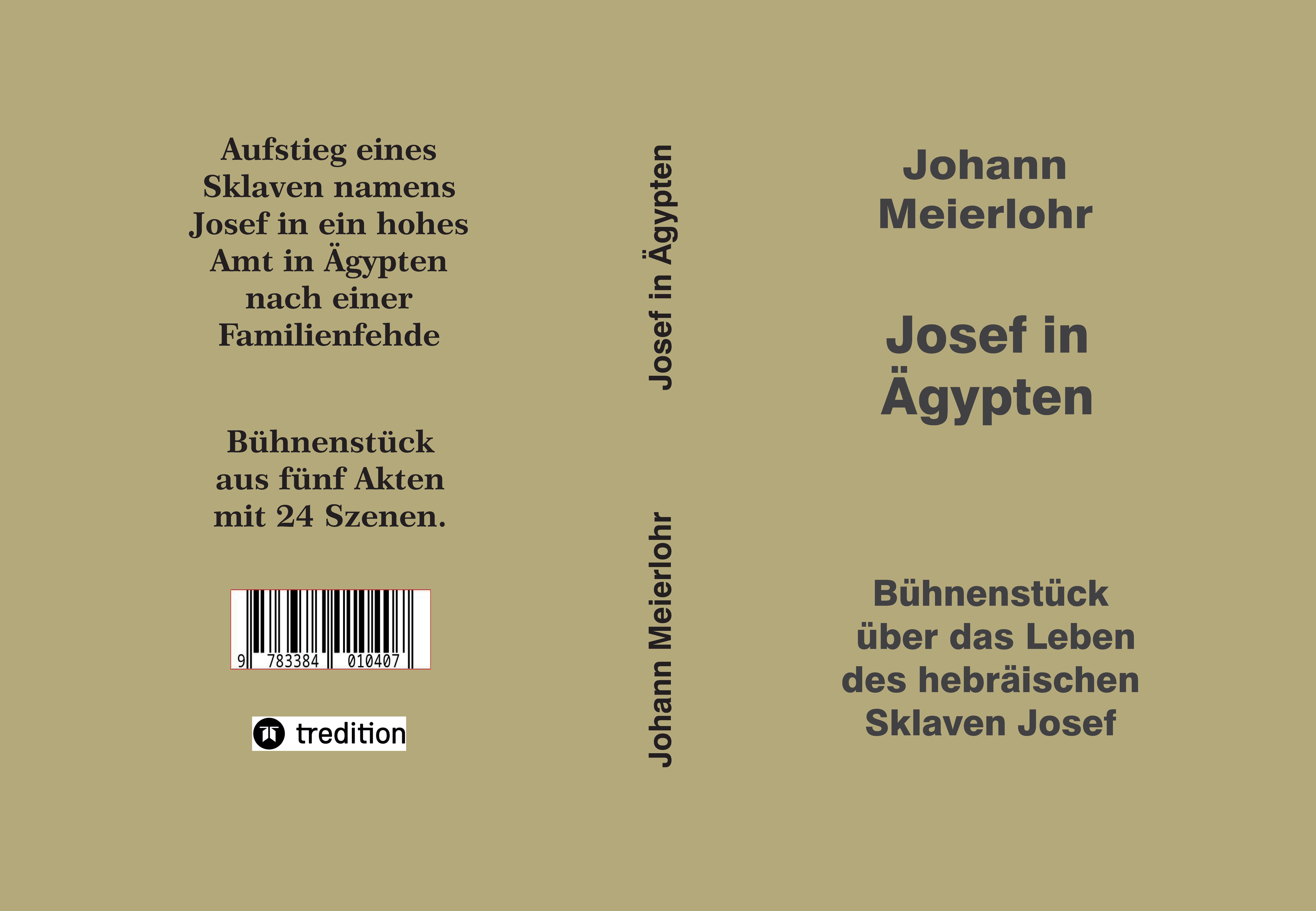 Gesamtes Coverbild Josef in Ägypten
