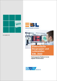 Vorderes Coverbild Elektronische Baugruppen und Leiterplatten EBL 2022