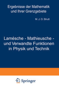 Vorderes Coverbild Lamésche - Mathieusche - und Verwandte Funktionen in Physik und Technik
