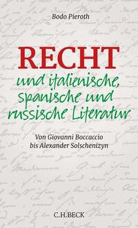 Vorderes Coverbild Recht und italienische, spanische und russische Literatur