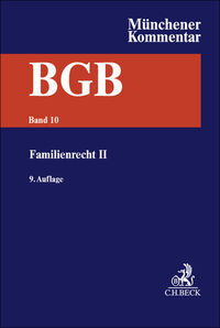 Vorderes Coverbild Münchener Kommentar zum Bürgerlichen Gesetzbuch Bd. 10: Familienrecht II §§ 1589-1921, RelKErzG, VBVG, SGB VIII, SaRegG