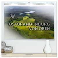Vorderes Coverbild Ostbrandenburg von oben (hochwertiger Premium Wandkalender 2026 DIN A2 quer), Kunstdruck in Hochglanz