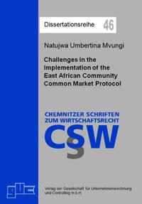 Vorderes Coverbild Challenges in the Implementation of the East African Community Common Market Protocol