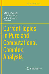Vorderes Coverbild Current Topics in Pure and Computational Complex Analysis