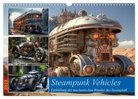 Vorderes Coverbild Steampunk Vehicles (Wandkalender 2025 DIN A3 quer), CALVENDO Monatskalender
