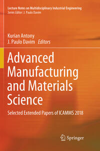 Vorderes Coverbild Advanced Manufacturing and Materials Science