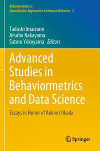 Vorderes Coverbild Advanced Studies in Behaviormetrics and Data Science