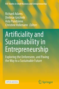 Vorderes Coverbild Artificiality and Sustainability in Entrepreneurship