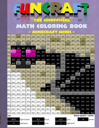 Vorderes Coverbild Funcraft - The unofficial Math Coloring Book: Minecraft Minis
