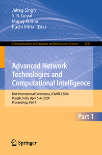 Vorderes Coverbild Advanced Network Technologies and Computational Intelligence