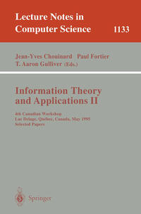Vorderes Coverbild Information Theory and Applications II