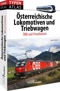 Vorderes Coverbild Typenatlas Österreichische Lokomotiven und Triebwagen