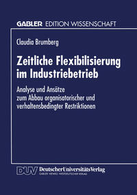Vorderes Coverbild Zeitliche Flexibilisierung im Industriebetrieb