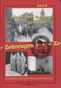 Vorderes Coverbild Zeitzeugen. Band II