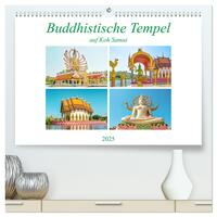 Vorderes Coverbild Buddhistische Tempel auf Koh Samui (hochwertiger Premium Wandkalender 2025 DIN A2 quer), Kunstdruck in Hochglanz