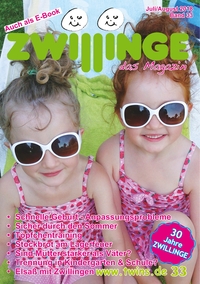 Vorderes Coverbild Zwillinge - das Magazin Juli/August 2018