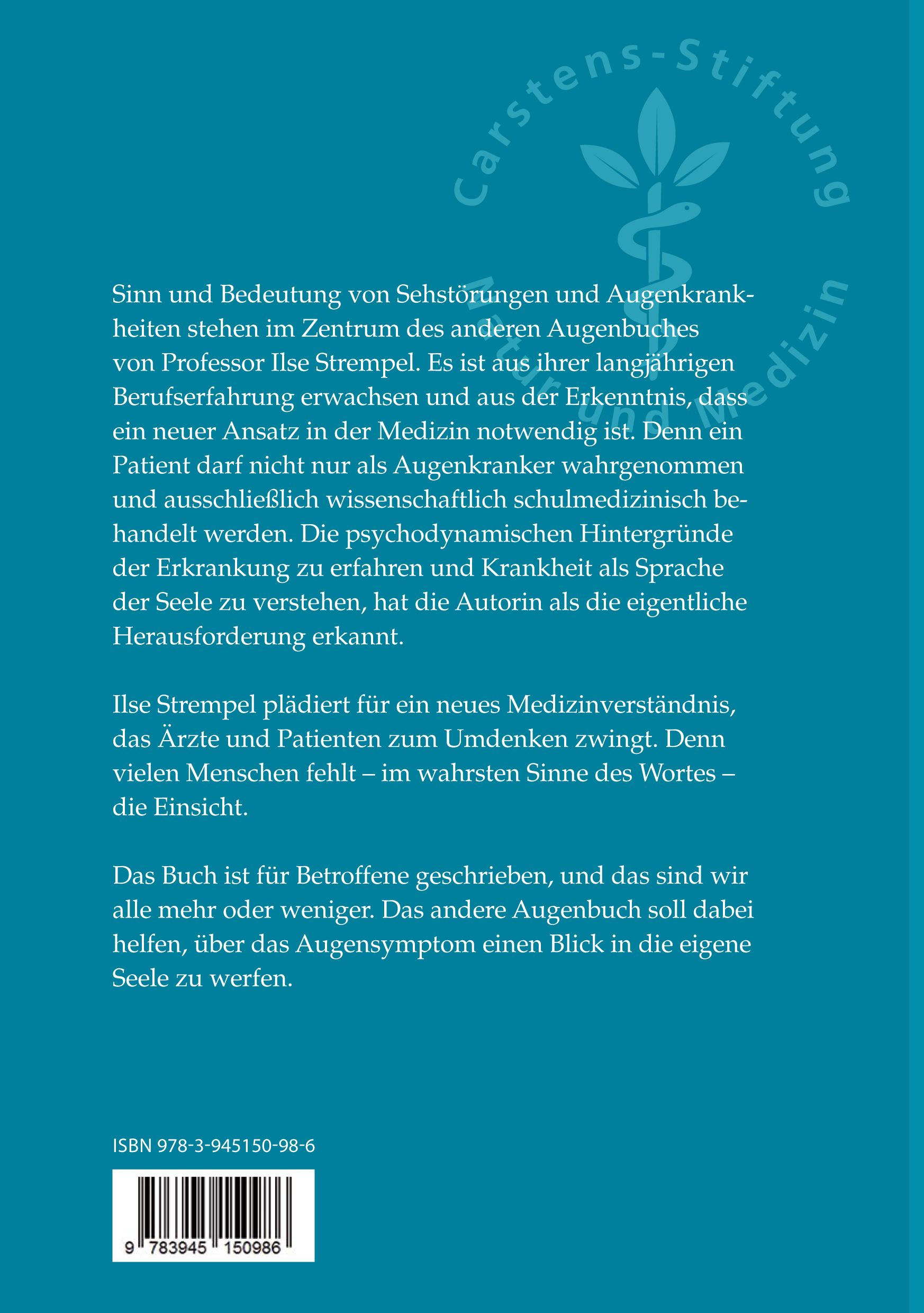 Rückseitencover Das andere Augenbuch