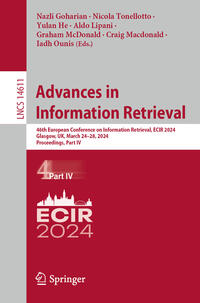 Vorderes Coverbild Advances in Information Retrieval