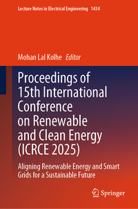 Vorderes Coverbild Proceedings of 15th International Conference on Renewable and Clean Energy (ICRCE 2025)