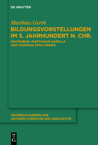 Vorderes Coverbild Bildungsvorstellungen im 5. Jahrhundert n. Chr.