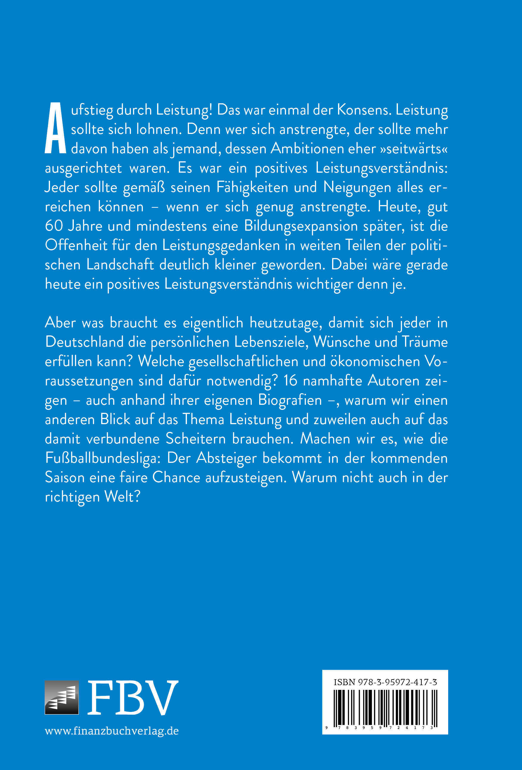 Rückseitencover AUFSTIEG