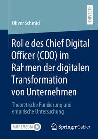 Vorderes Coverbild Rolle des Chief Digital Officer (CDO) im Rahmen der digitalen Transformation von Unternehmen