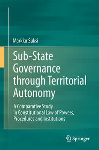 Vorderes Coverbild Sub-State Governance through Territorial Autonomy