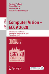 Vorderes Coverbild Computer Vision – ECCV 2020