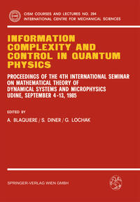 Vorderes Coverbild Information Complexity and Control in Quantum Physics