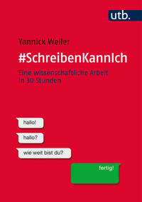 Vorderes Coverbild #SchreibenKannIch