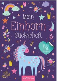 Vorderes Coverbild Mein Einhorn-Stickerheft