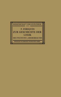 Vorderes Coverbild Zur Geschichte der Logik
