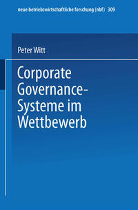 Vorderes Coverbild Corporate Governance-Systeme im Wettbewerb