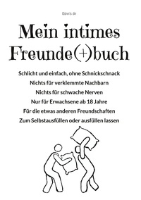 Vorderes Coverbild Mein intimes Freunde plus buch