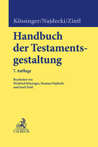 Vorderes Coverbild Handbuch der Testamentsgestaltung