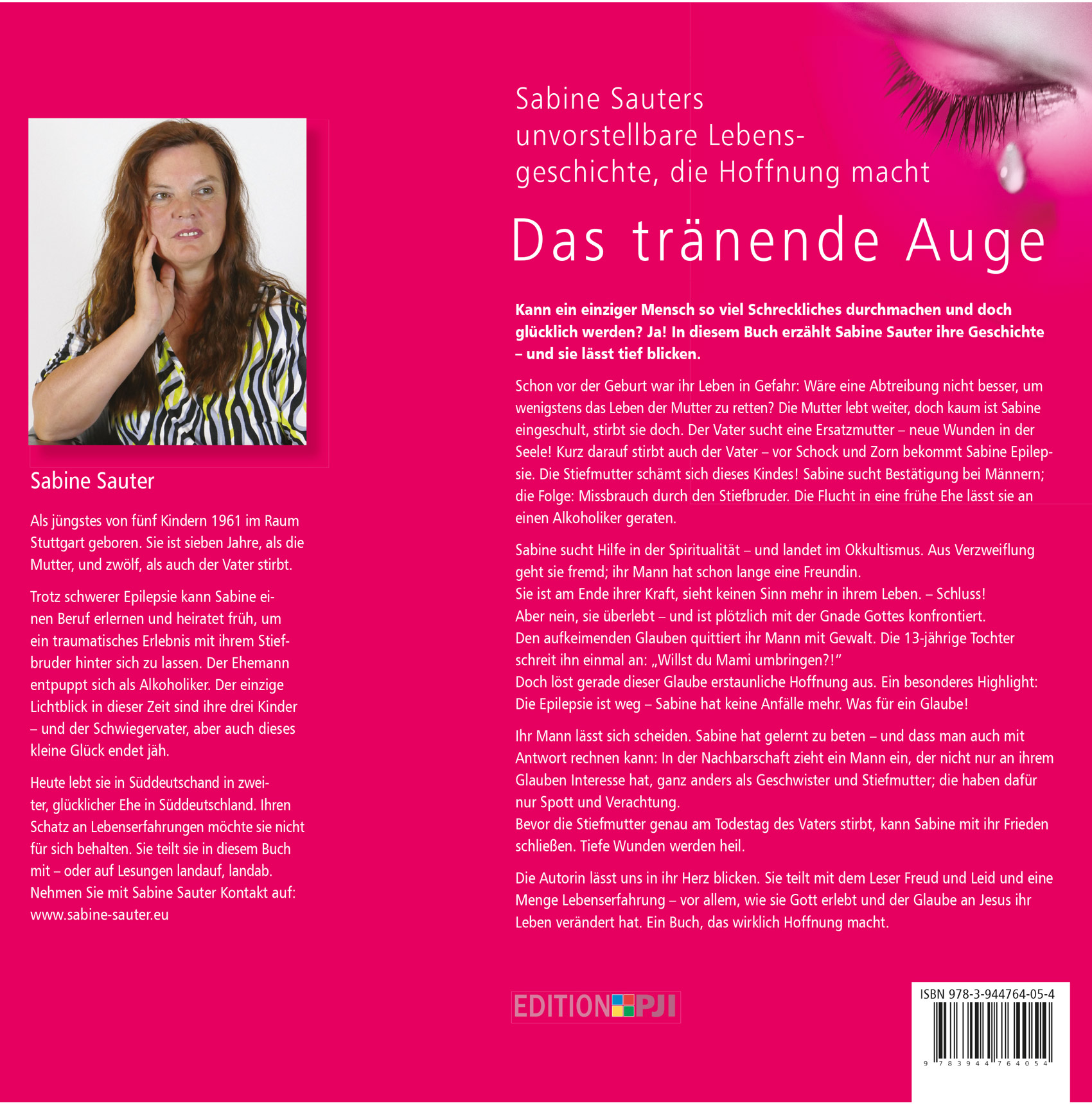 Rückseitencover Das tränende Auge
