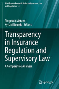Vorderes Coverbild Transparency in Insurance Regulation and Supervisory Law